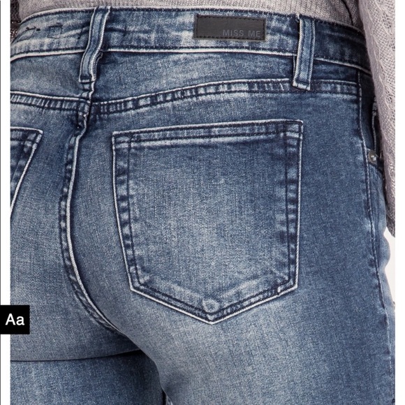 🎉HP🎉NWT! Miss Me “Ankle Skinny” w decorative - Picture 5 of 16